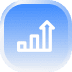 Long-term growth icon