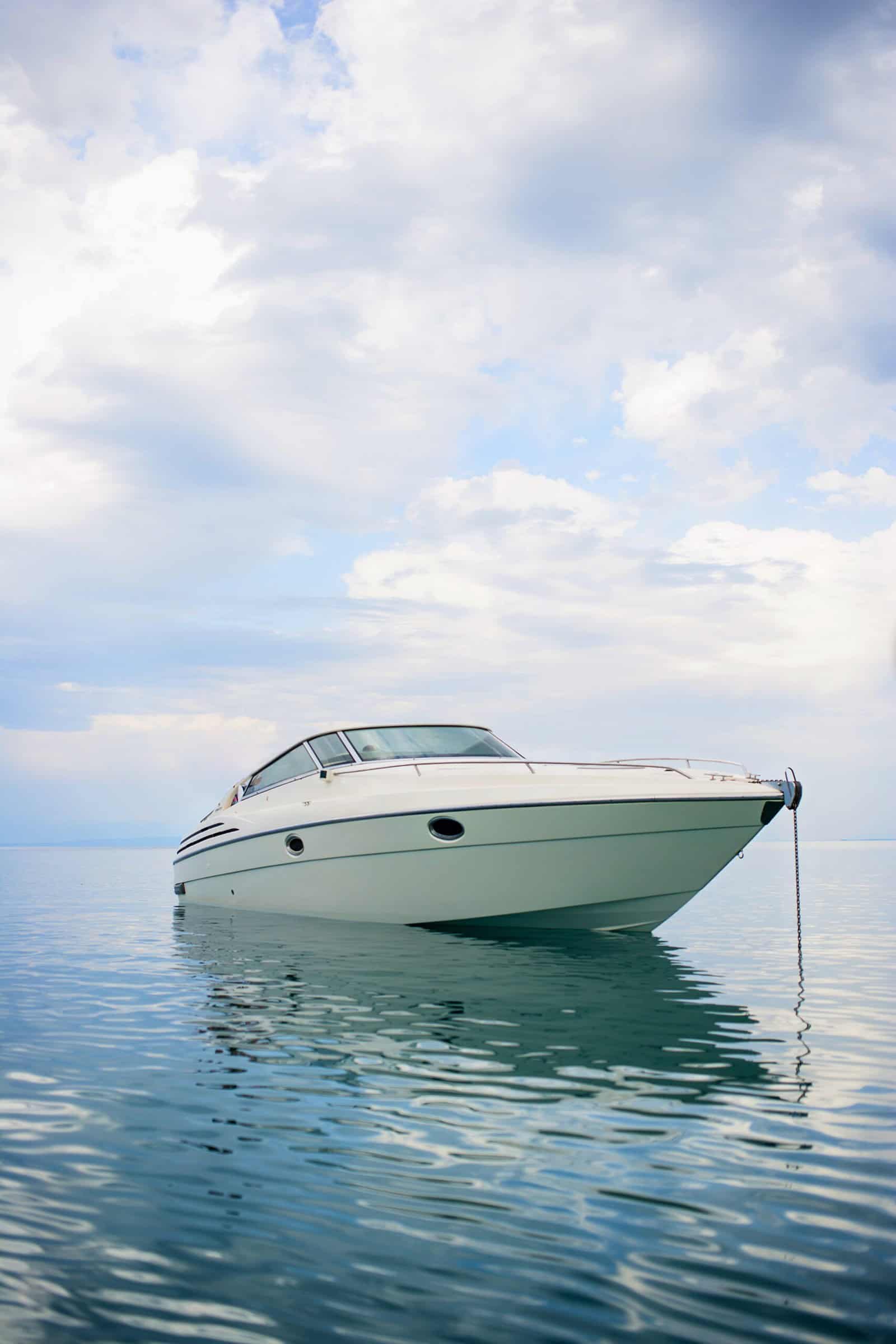 A large private motor yacht