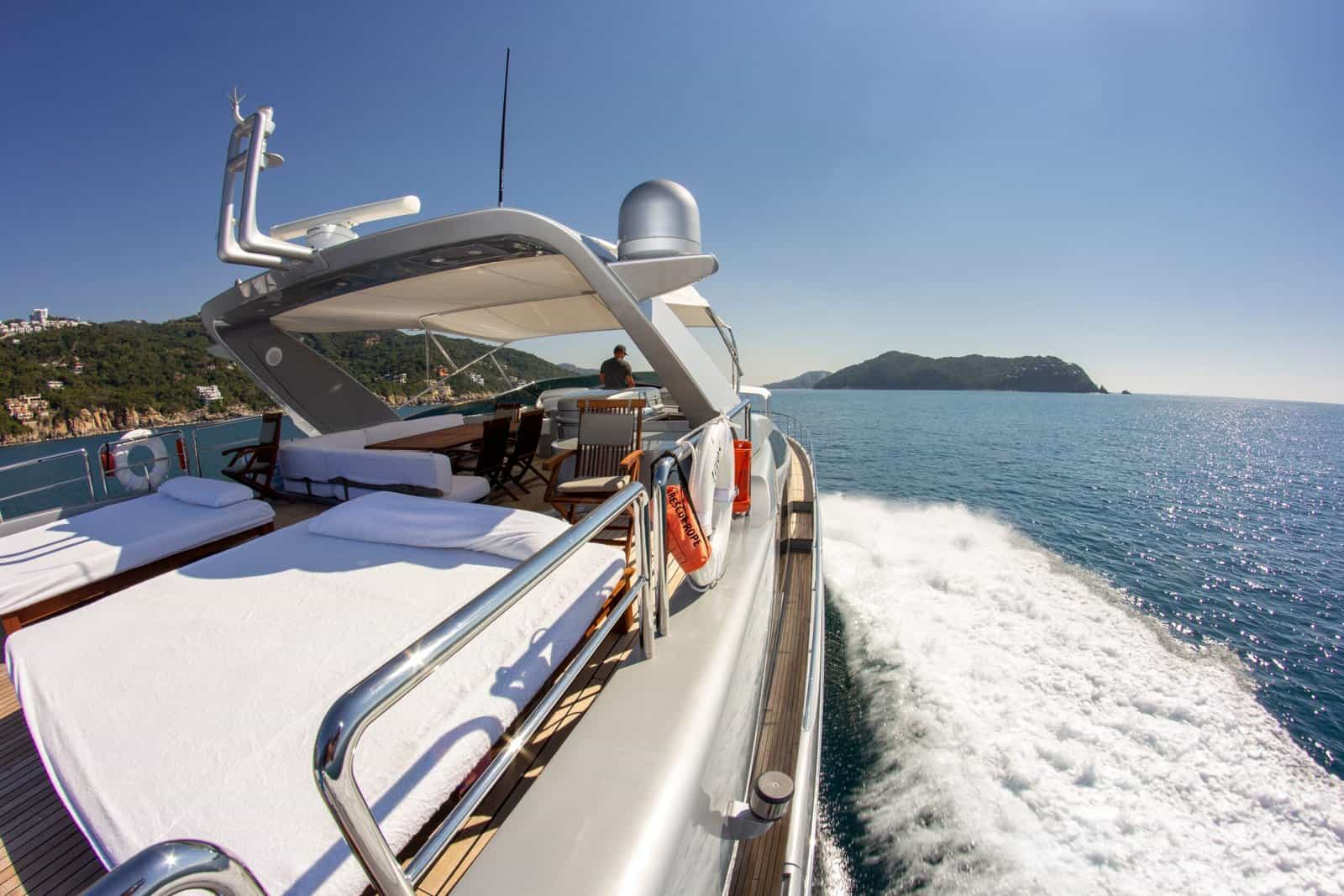 Luxury yacht sailing on the clear blue sea 2026 03 16 01 21 29 utc